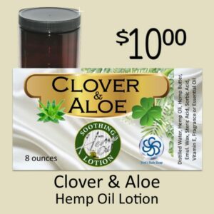 Clover and Aloe – Soothing Hemp Lotion
