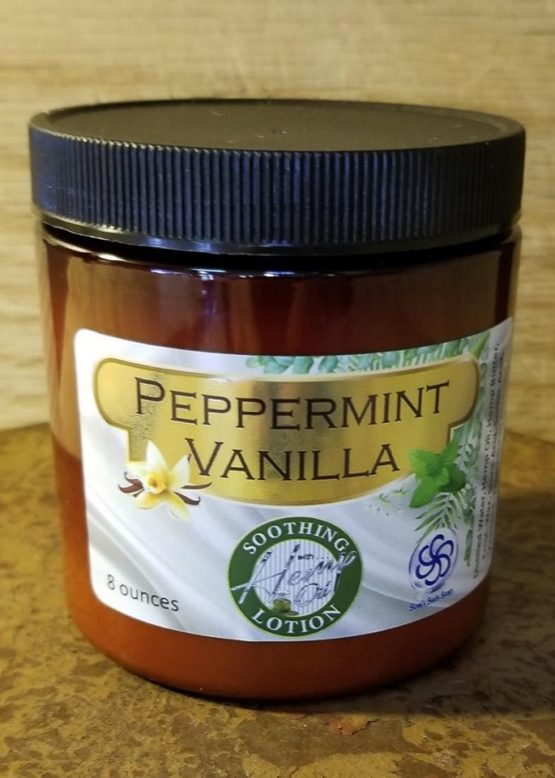 Vanilla Peppermint Soothing Hemp Lotion Soni's Suds, Soaps, and More!