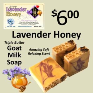 Lavender Honey Triple Butter Goat Milk Soap