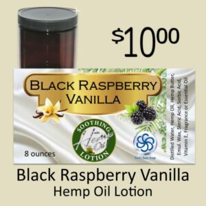 Black Raspberry Vanilla Soothing Hemp Lotion