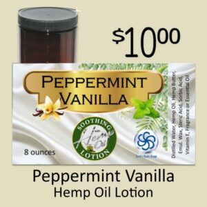 Vanilla Peppermint Soothing Hemp Lotion