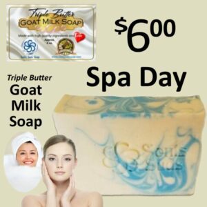Spa Day Triple Butter Goat Milk Soap