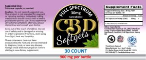 CBD Softgels 30 mg