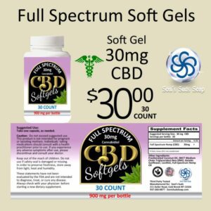 CBD Softgels 30 mg