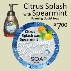 Citrus and Spearmint Foaming Liquid Hand Soap