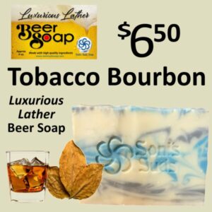 Tobacco Bourbon Beer Soap