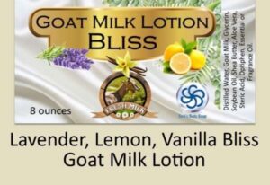 Lavender, Lemon, Vanilla Bliss Gentle Goat Milk Lotion