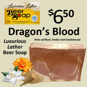Dragon’s Blood Beer Soap