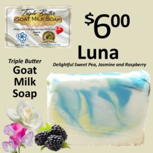 Luna Triple Butter Goat Milk Soap