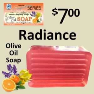 Radiance Olive Oil Soap (patchouli, sweet orange, ylang ylang)