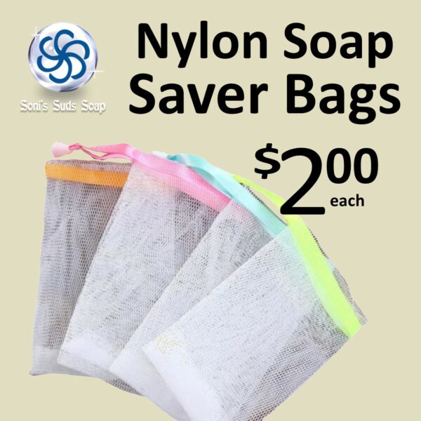 Nylon Soap Saver Bags/Sponge