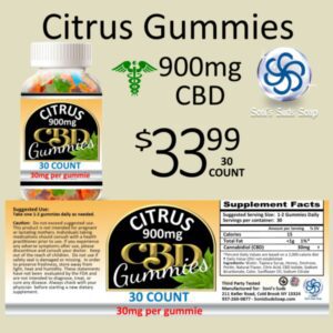 CBD Citrus Gummies – 30 mg