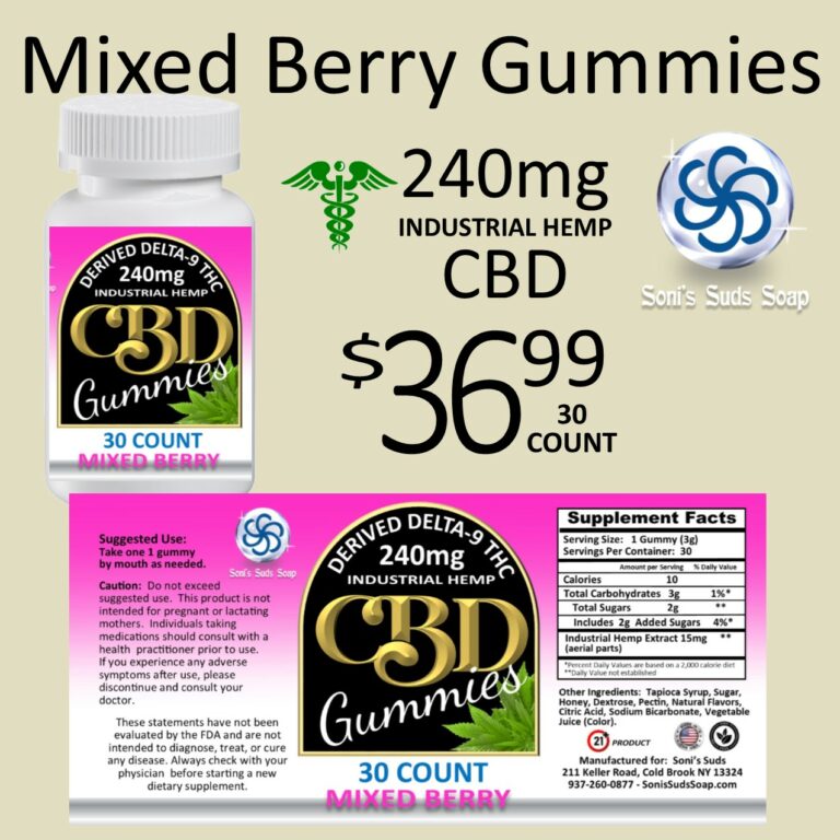 Delta 9 cdb gummies with thc soni s suds soaps and more 