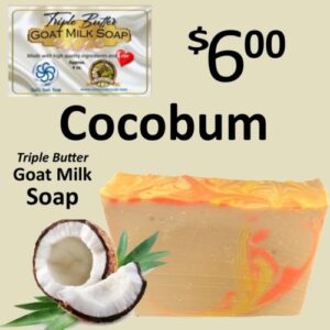 CoCoBum Triple Butter Goat Milk Soap