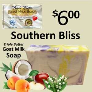 Southern Bliss Triple Butter Goat Milk Soap