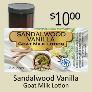 Vanilla Sandalwood Goat Milk Lotion