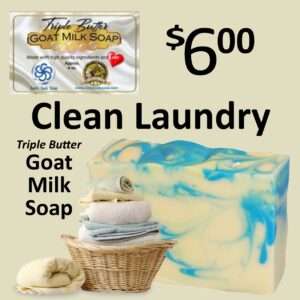 Clean Laundry Triple Butter Goat Milk Soap
