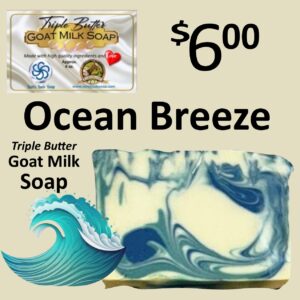 Orient Ocean Breeze Triple Butter Goat Milk Soap