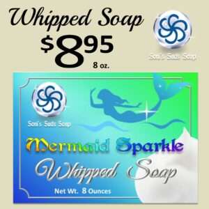 Whipped Sparkling Mermaid Soap