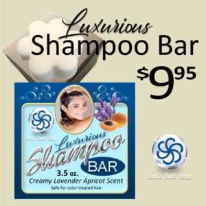 Lavender Apricot Shampoo Bar