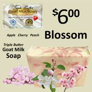 Blossom Triple Butter Goat Milk Soap