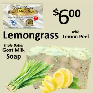 Lemongrass and Lemon Peel TBGM Soap