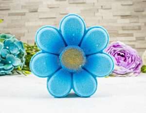 Flower Power Bath Bomb Blue