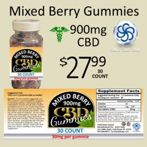 CBD Berry Gummies 30 mg Yellow Label