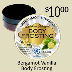 Bergamot Vanilla Body Frosting w/shimmer