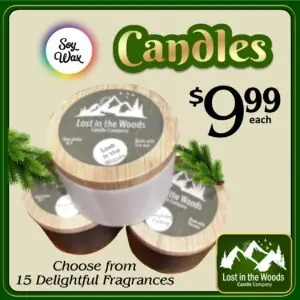 Soy Wax Candles 6.5 oz tin