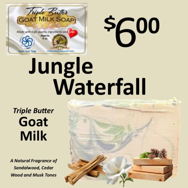 Jungle Waterfall Triple Butter Goat Milk Soap