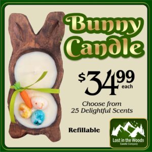 Bunny Dough Bowl Candle – Refillable