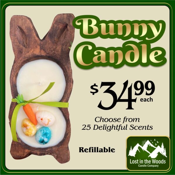 Bunny Dough Bowl Candle - Refillable