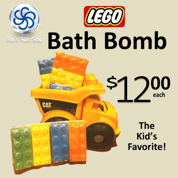 Lego Bath Bombs - set of 4