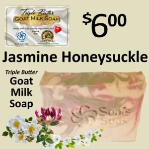Jasmine Honeysuckle Triple Butter Goat Milk Soap