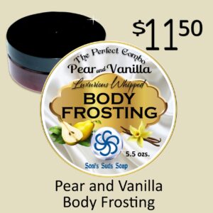 Pear and Vanilla Body Frosting