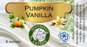 Pumpkin Vanilla Soothing Hemp Lotion