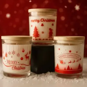 Merry Christmas Candles Soy Wax Various Scents