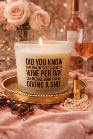 Wine Give a Shit Candle