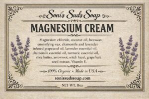 Magnesium Cream 4 oz. or 8 oz