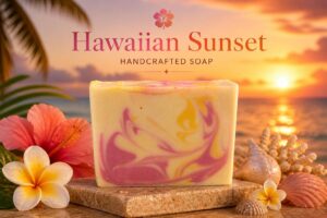Hawaiian Sunset Triple Butter Goat Milk Soap